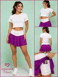 SHORT SAIA FITNESS SHORT COM BOLSO
