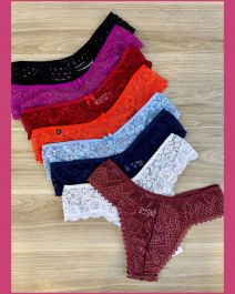 TANGA DE RENDA COM VIES