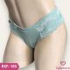 TANGA DE TACTEL COM RENDA LATERAL FORRADA