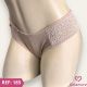 TANGA DE TACTEL COM RENDA LATERAL FORRADA