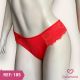 TANGA DE TACTEL COM RENDA LATERAL FORRADA