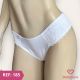 TANGA DE TACTEL COM RENDA LATERAL FORRADA