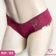 TANGA DE TACTEL COM RENDA LATERAL FORRADA