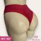 TANGA DE TACTEL COM COS DOBRADO LISO