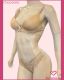 CONJUNTO PRE MOLDADO CORPO RENDA COM BOJO CONFORT MONO E FIO FORRADO