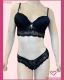 CONJUNTO TRIO DE RENDA SOUTIEN TIPO CROPPED CALCINHA CALEÇON E FIO