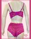 CONJUNTO TRIO DE RENDA SOUTIEN TIPO CROPPED CALCINHA CALEÇON E FIO