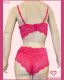 CONJUNTO TRIO DE RENDA SOUTIEN TIPO CROPPED CALCINHA CALEÇON E FIO