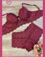 CONJUNTO DE RENDA SOUTIEN TIPO CROPPED CALCINHA CALECON