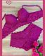 CONJUNTO DE RENDA SOUTIEN TIPO CROPPED CALCINHA CALECON