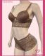 CONJUNTO DE RENDA SOUTIEN TIPO CROPPED CALCINHA CALECON