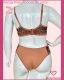 CONJUNTO TRIO PLUS SIZE COM RENDA E CORPO REFORÇADO COM FIO E TANGA