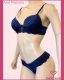 CONJUNTO TRIO PRE MOLDADO RENDA COM BOJO TACTEL PREGAS COM FIO E TANGA