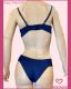 CONJUNTO TRIO PRE MOLDADO RENDA COM BOJO TACTEL PREGAS COM FIO E TANGA