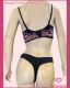 CONJUNTO TRIO PLUS SIZE COM RENDA E CORPO REFORÇADO COM FIO E TANGA