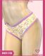 TANGA DE COTTON ESTAMPADO COM VIES LARGO