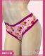 TANGA DE COTTON ESTAMPADO COM VIES LARGO