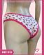 TANGA DE COTTON ESTAMPADO COM VIES LARGO