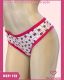 TANGA DE COTTON ESTAMPADO COM VIES LARGO