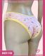 TANGA DE COTTON ESTAMPADO COM VIES LARGO