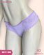 TANGA DE TACTEL COM RENDA LATERAL FORRADA