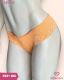 TANGA DE TACTEL COM RENDA LATERAL FORRADA