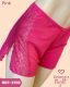 CJ BABY DOLL DE SUEDINE CANELADA COM RENDA BOJO CORTININHA
