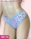 TANGA DE COTTON ESTAMPADO COM VIES LARGO