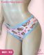 TANGA DE COTTON ESTAMPADO COM VIES LARGO