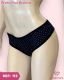 TANGA DE COTTON ESTAMPADO COM VIES LARGO