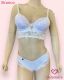 CONJUNTO TRIO PRE MOLDADO SO RENDA COM CORPO AUMENTADO