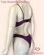 CONJUNTO BASICO  STRAPPY BRA TULI ESTAMPADO FORRADO E FIO DENTAL