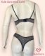CONJUNTO BASICO  STRAPPY BRA TULI ESTAMPADO FORRADO E FIO DENTAL