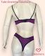 CONJUNTO BASICO  STRAPPY BRA TULI ESTAMPADO FORRADO E FIO DENTAL