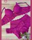 CONJUNTO TRIO DE RENDA SOUTIEN TIPO CROPPED CALCINHA CALEÇON E FIO