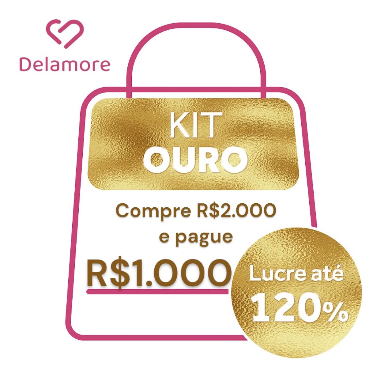 KIT REVENDA OURO