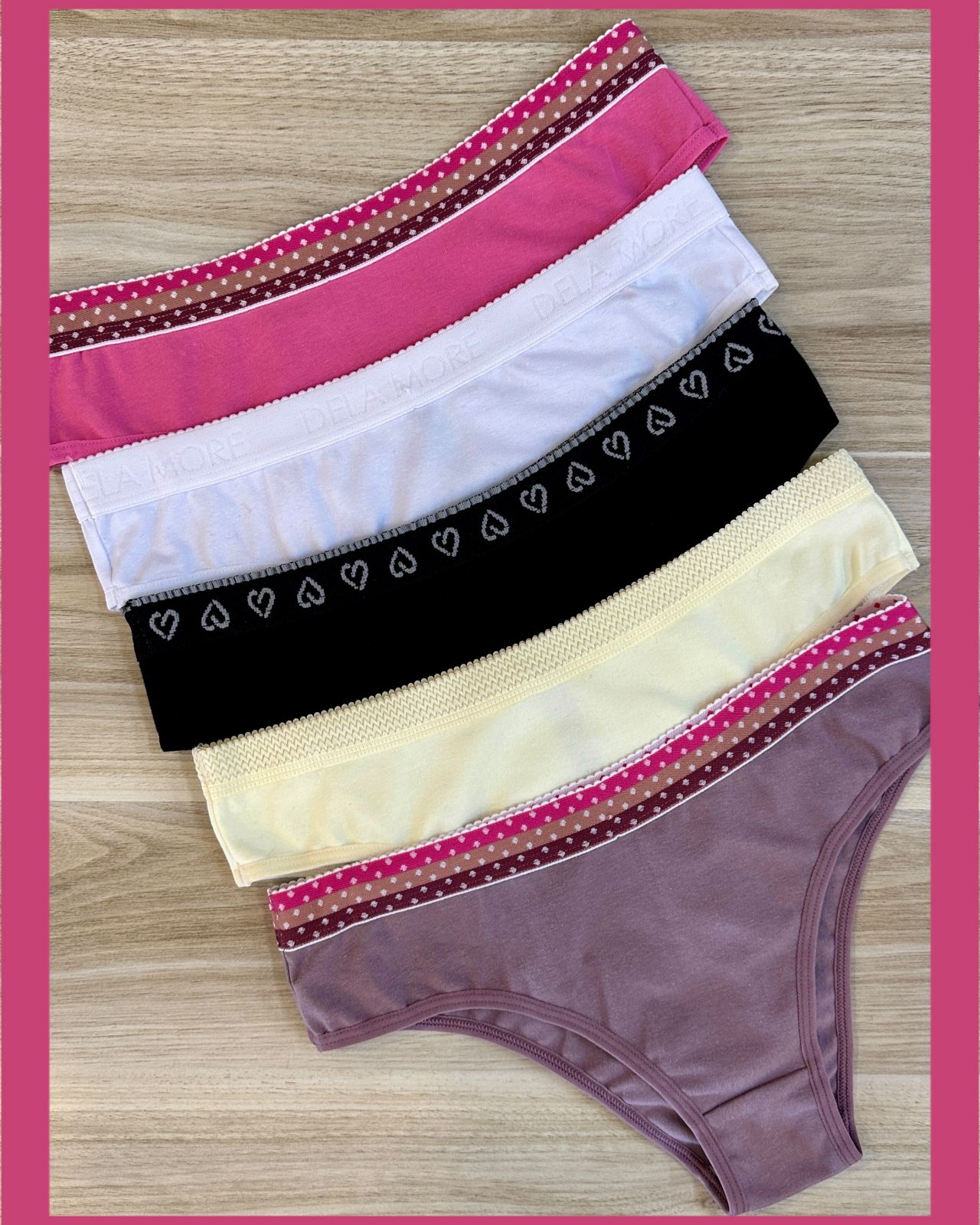 TANGA DE COTTON MODELO CUECA SLIP FEMININA